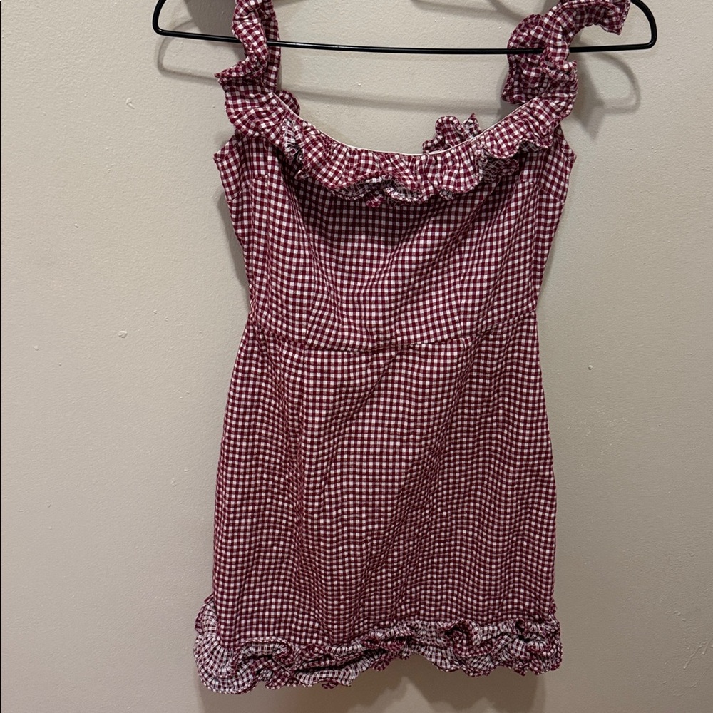 Lovers + Friends Dustin Gingham Mini Dress - Picture 8 of 10